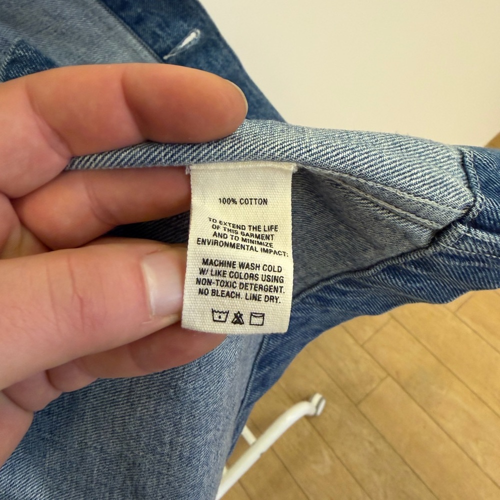 Alex Mill - Work Jacket in Vintage Wash Denim XL - Picture 4 of 7